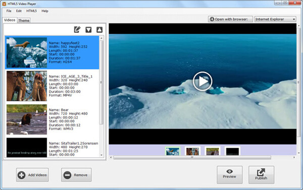 amazon html5 video player download