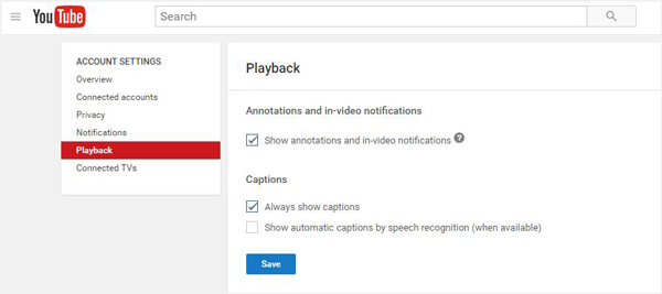 how to remove closed captioning on youtube