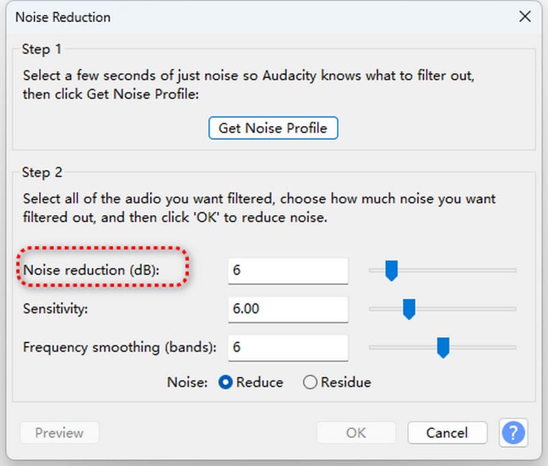 Open Noise Reduction DB