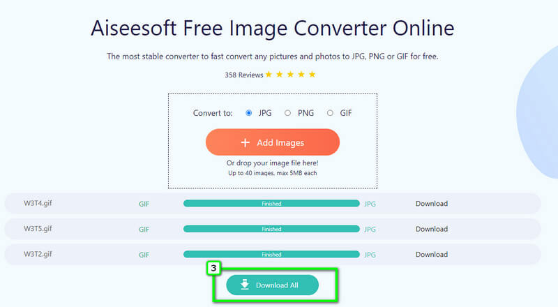 GIF to JPG converter (online)