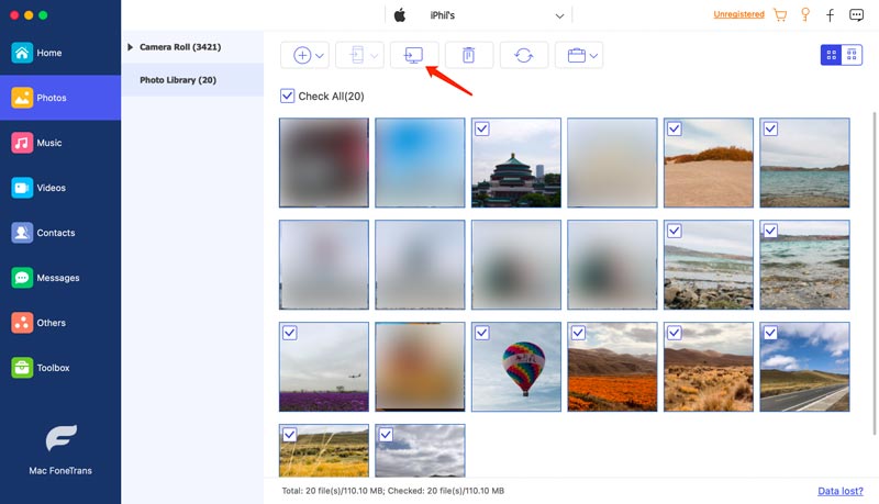 Export iPhone 13 Photos to Mac