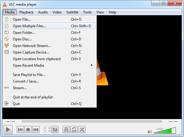 opening up multiple vlc windows
