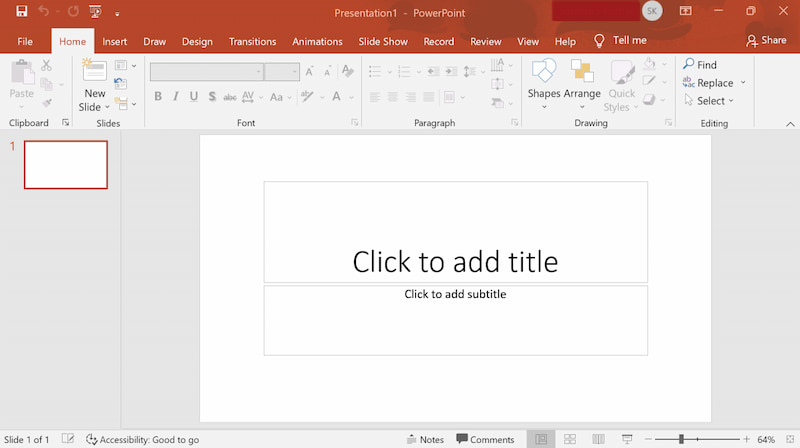 Powerpoint Interface