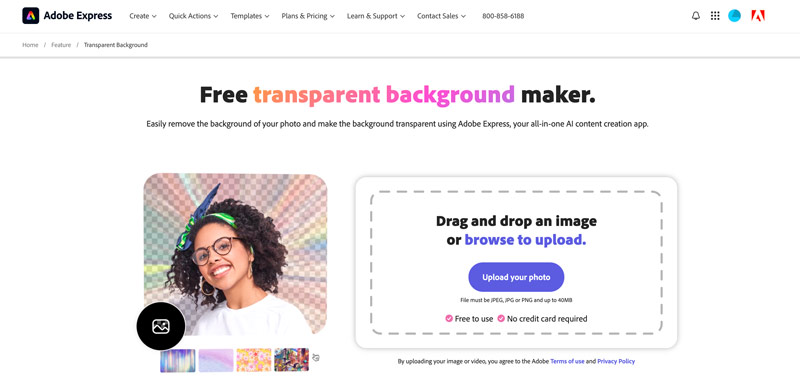 Adobe Express Free Transparent Background Maker