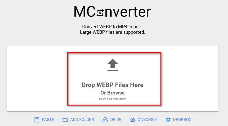 Mconverter Upload