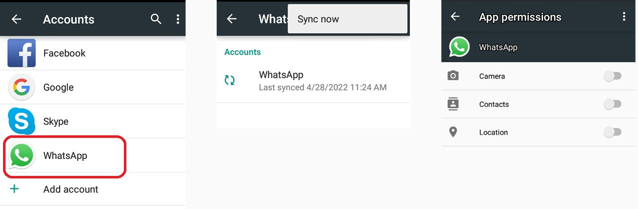 Whatsapp Contact Sync App Permissions