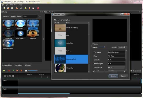 openshot video editor for windows