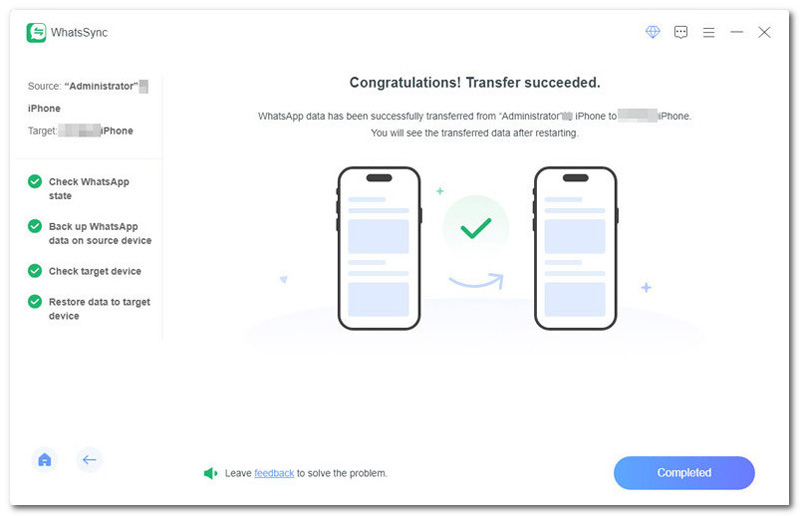 Ios To Ios Transfer Successfully