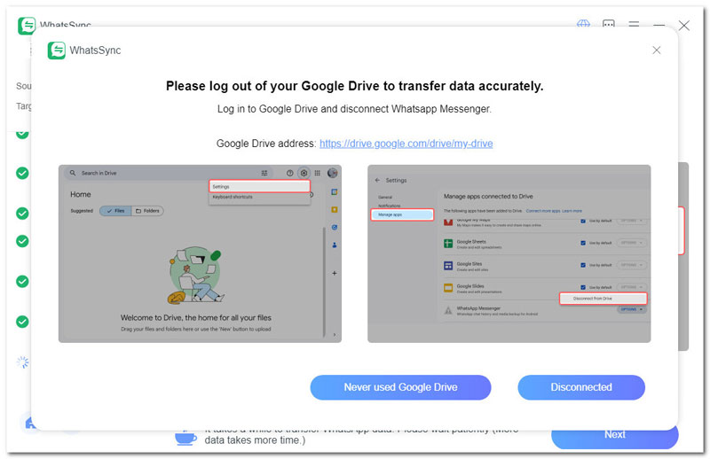 Log Out of Google Drive